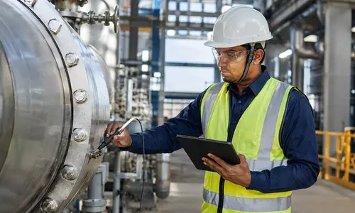 Third party inspection services for industrial equipment